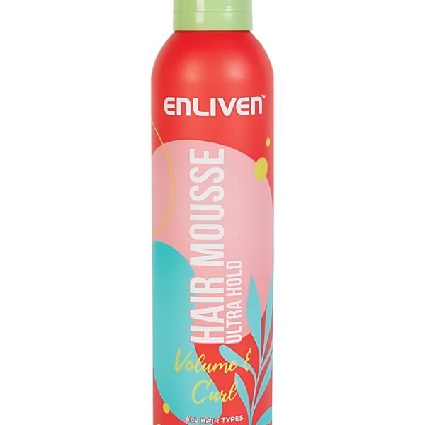 موس (رغوة) تثبيت الشعر إنليفن (Enliven Hair Mousse) بحجم 300مل